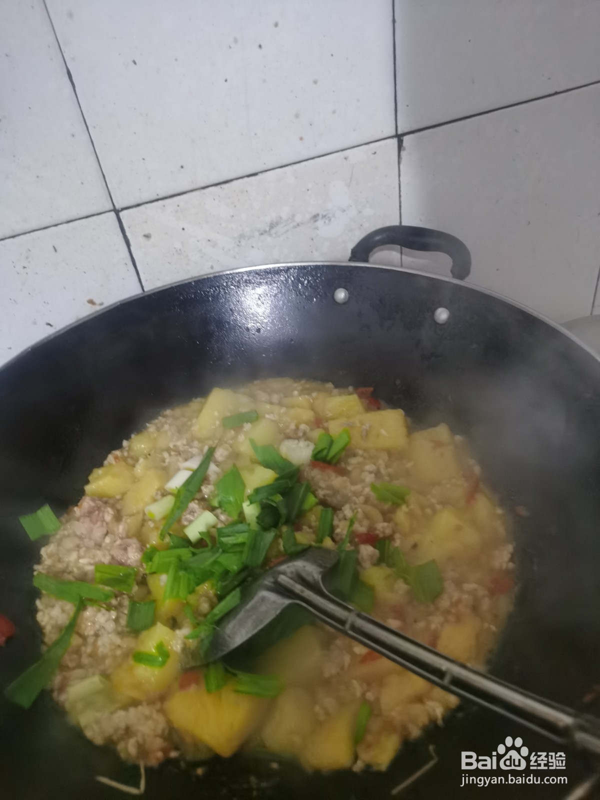 米豆腐如何煮肉末？