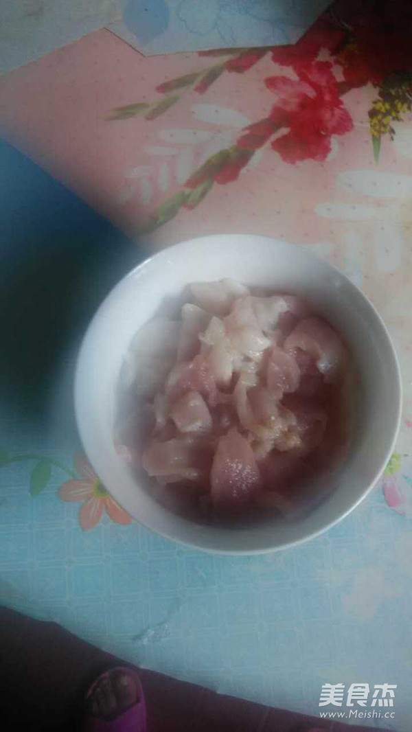 花菜炒肉片的做法