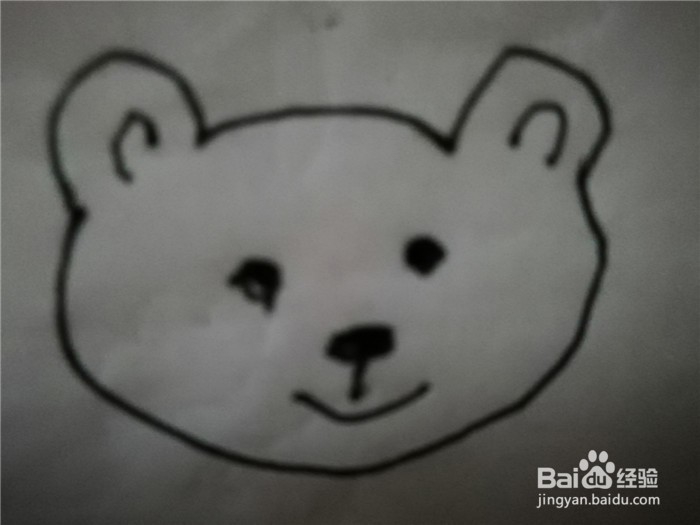 怎么样用简笔画画画小小熊