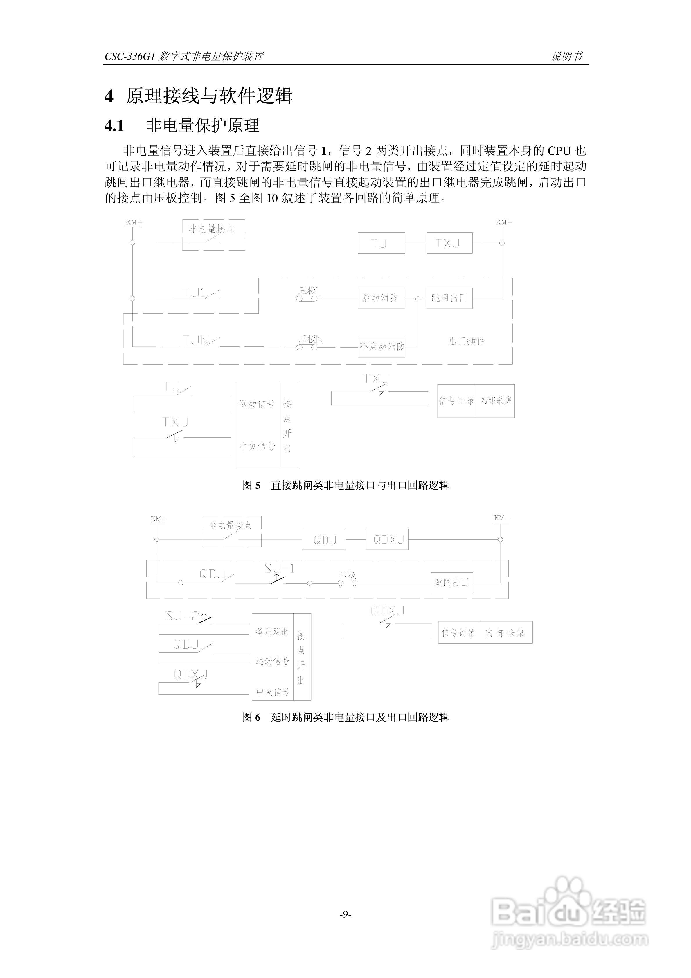 四方CSC-336G1数字式非电量保护装置说明书:[2]