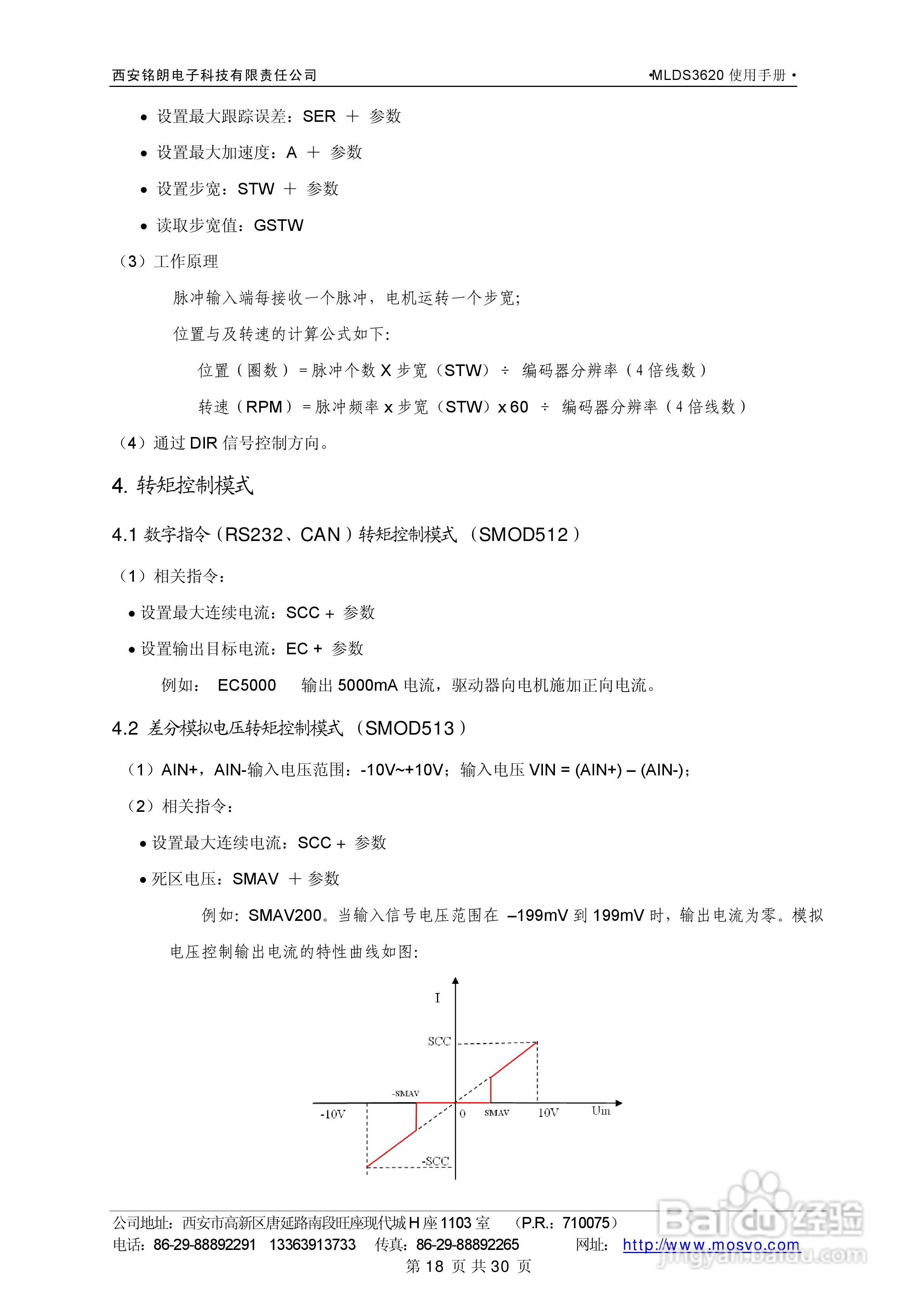 铭朗科技MLDS3620直流伺服驱动器说明书:[2]