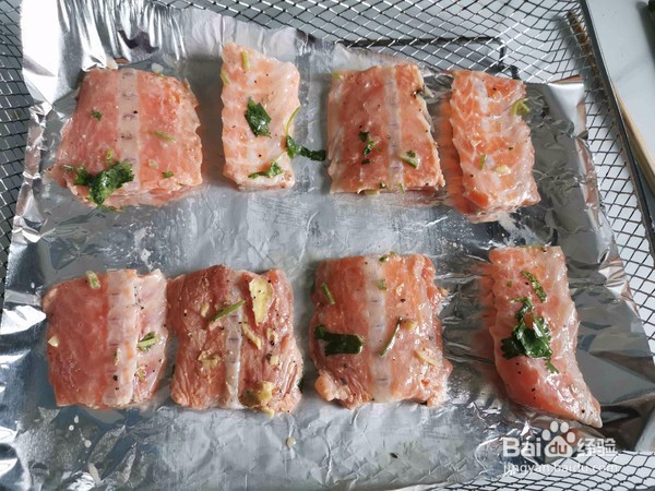 炸三文鱼排的做法