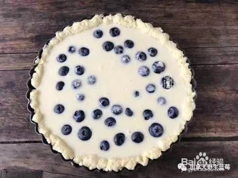 爆浆乳酪野生蓝莓派