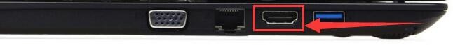 神舟电脑UN45怎么连接HDMI