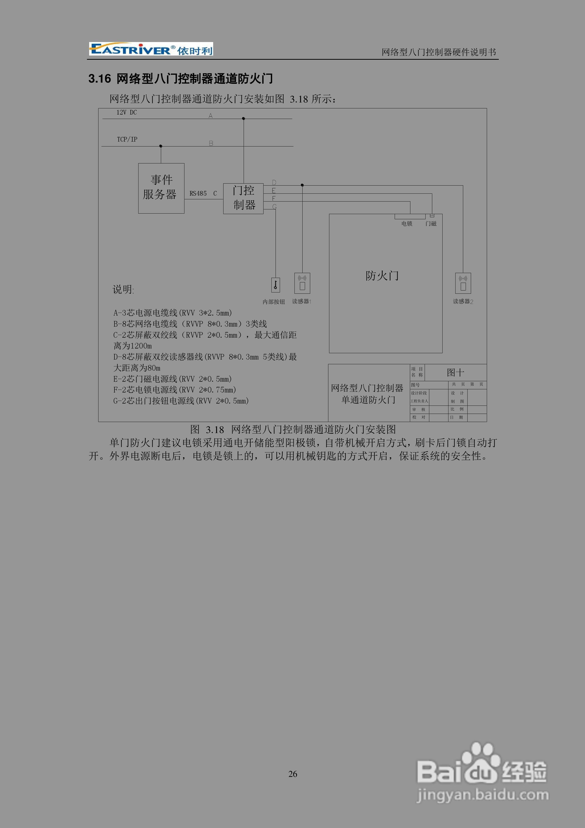 依时利ER-8000网络型八门控制器硬件使用说明书:[3]
