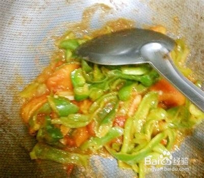 家常营养菜—西红柿炒青椒