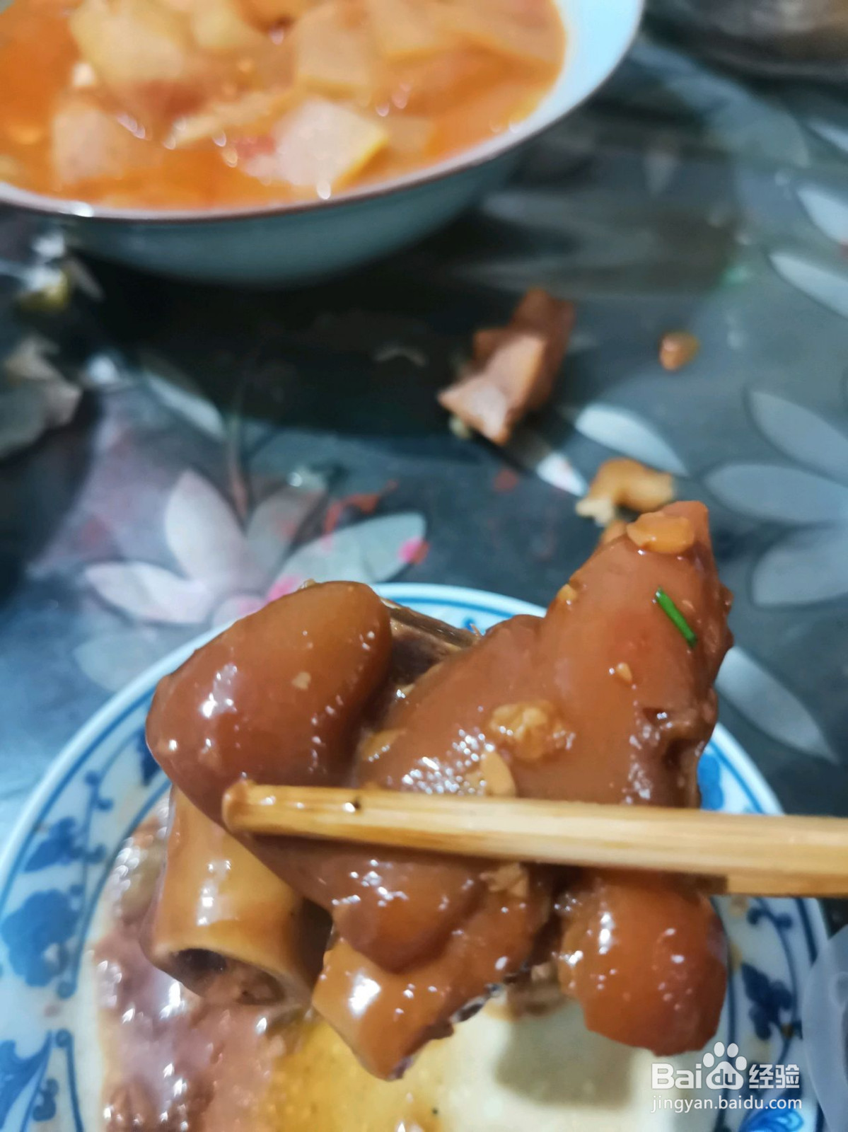 黄豆焖猪蹄的做法