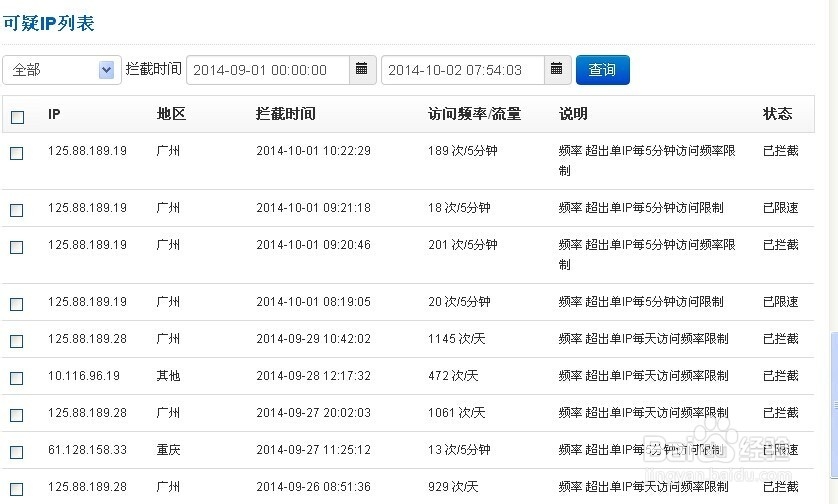 新浪云SAE禁止指定IP访问教程