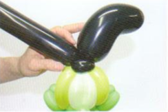 魔法气球造型系列之气球卡通公仔女巫（上）