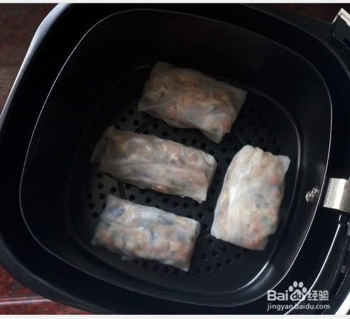 空气炸锅版春卷