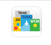 html+CSS3实现iOS7扁平化newsstand图标