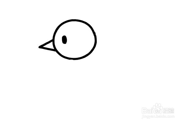 如何画一只小鸡