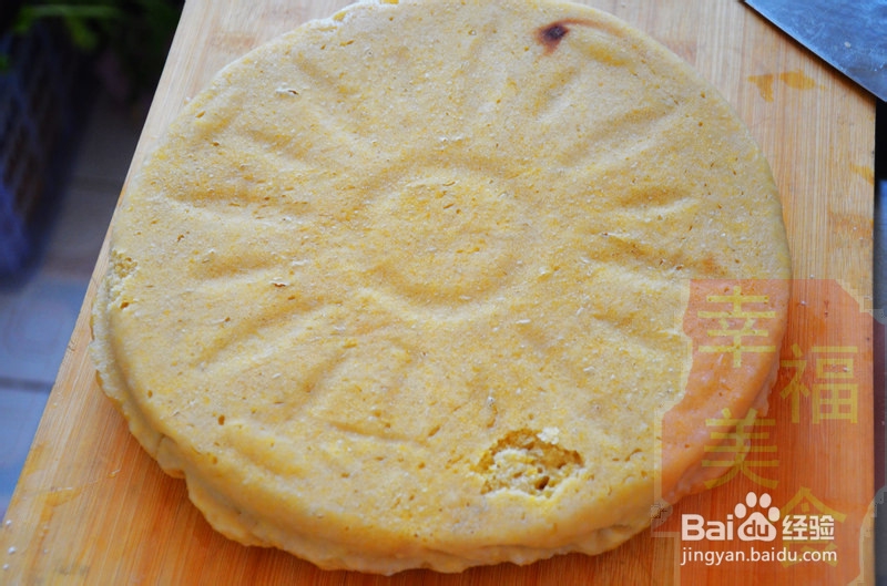 幸福美食:简单易做的枣香玉米面发糕