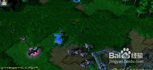 TR地图人族远点怎么打暗夜精灵