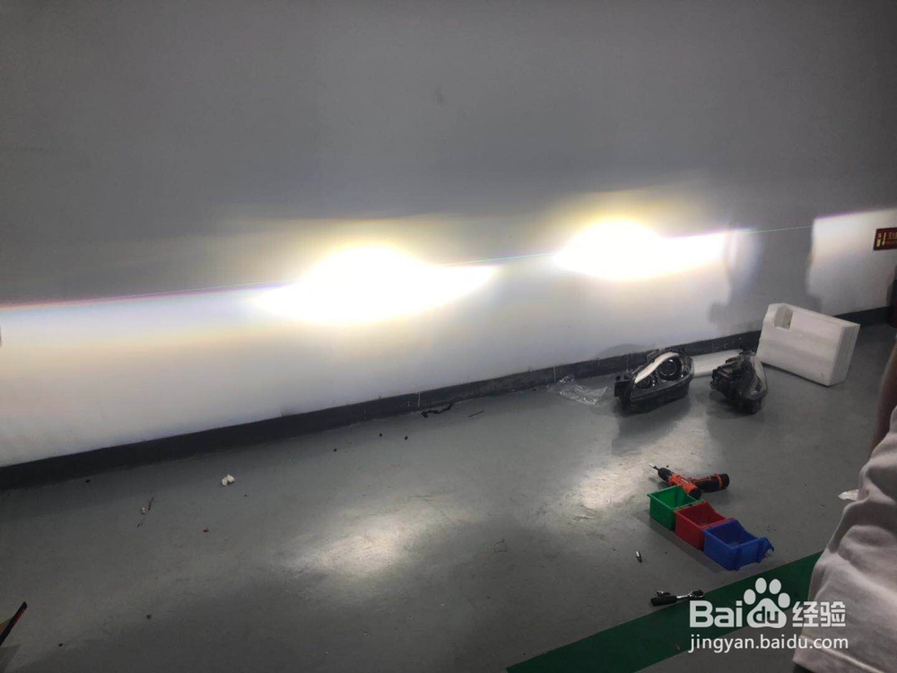 捷豹XLJ老款升级新款LED大灯