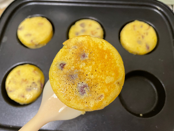 奶香红枣玉米发面饼