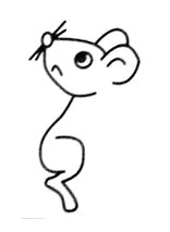 如何画简笔画：[6]老鼠