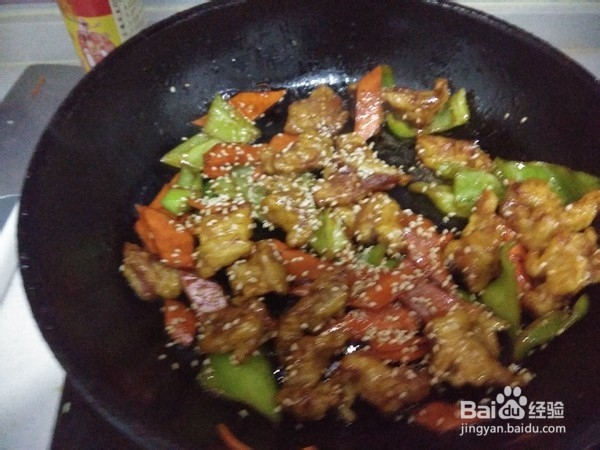 焦熘肉段的步骤