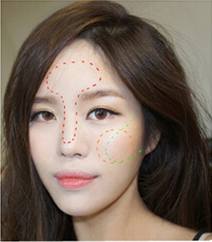 金棕色柔媚蜜桃妆