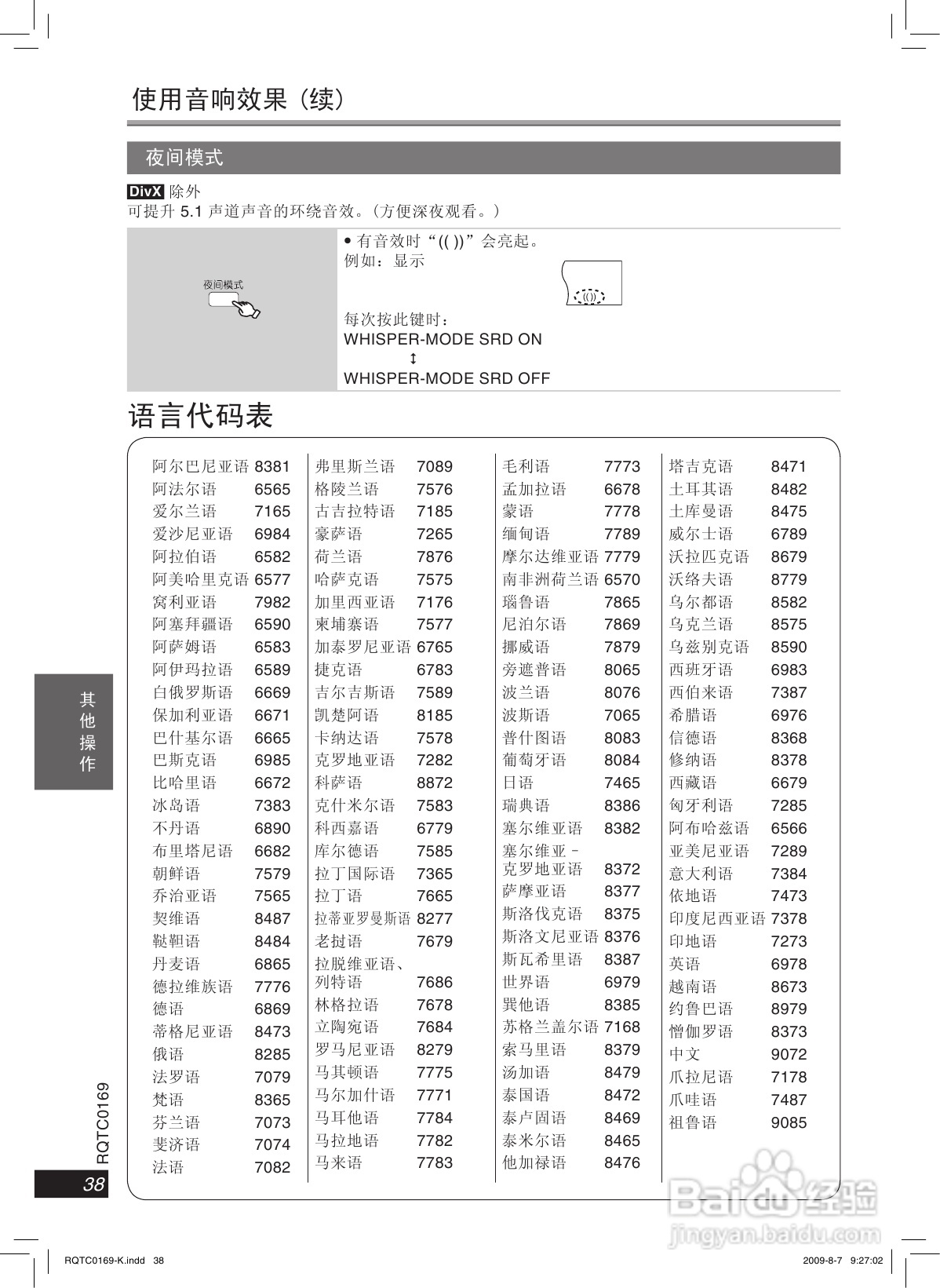 松下SC-PTX60迷你家庭音响使用说明书:[2]
