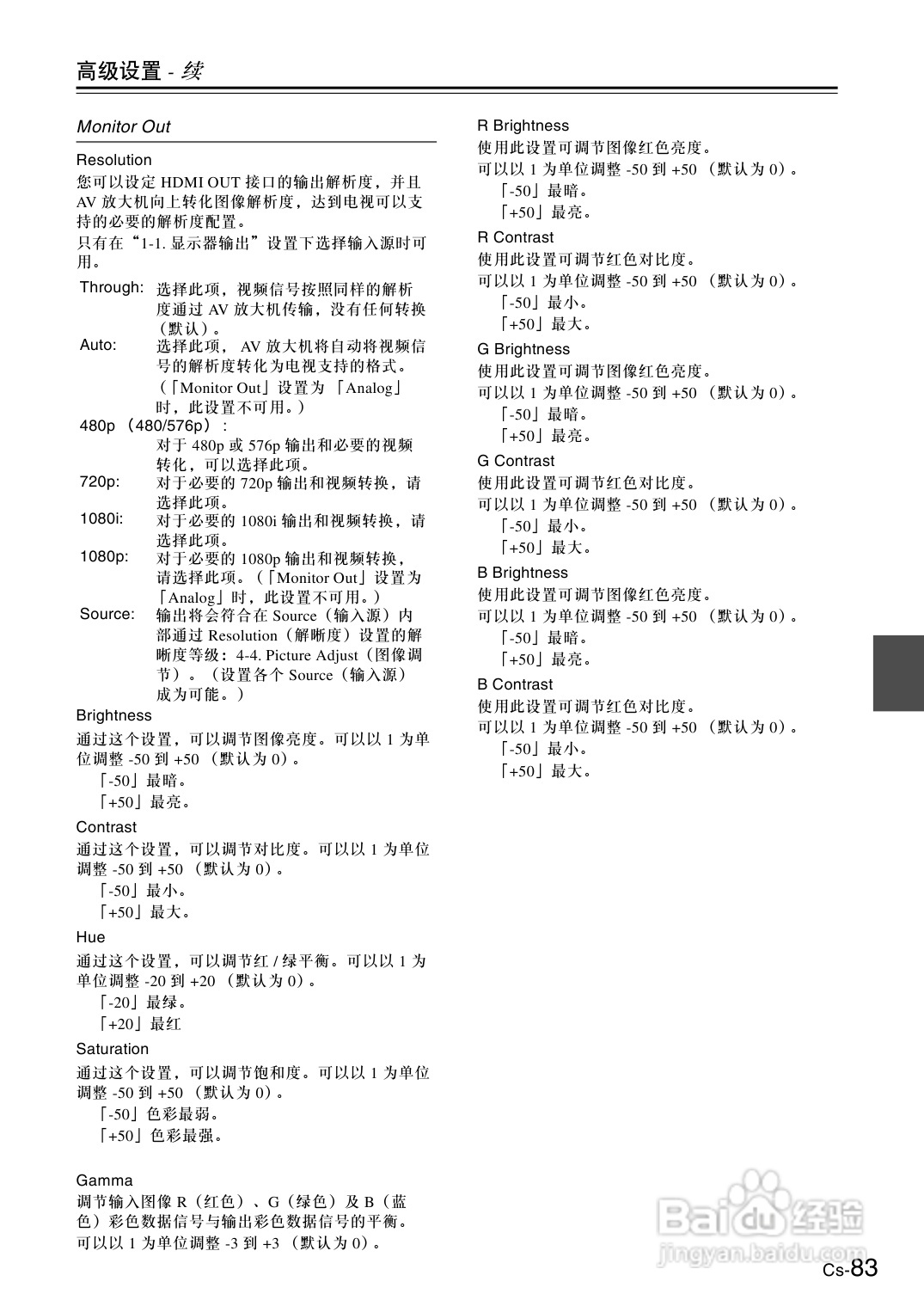 安桥AV放大机TX-SA876型使用说明书:[5]