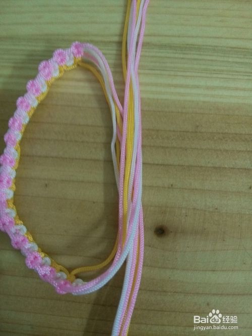手工编织;情侣手链（男士)的简单编织方法