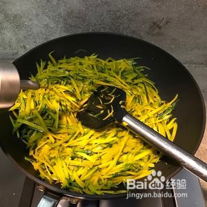 爆炒南瓜丝的做法