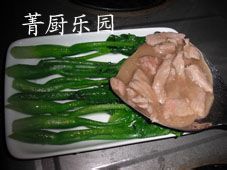 白灼芥兰牛肉