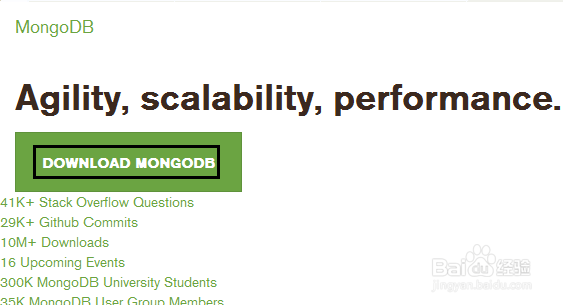 <b>安装mongodb数据库</b>
