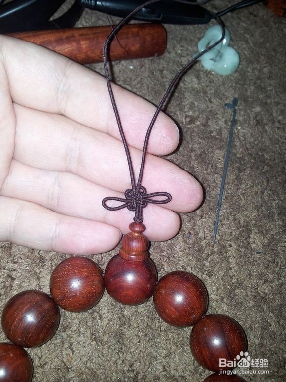 紫檀手链完成的关键—— 平安结系法