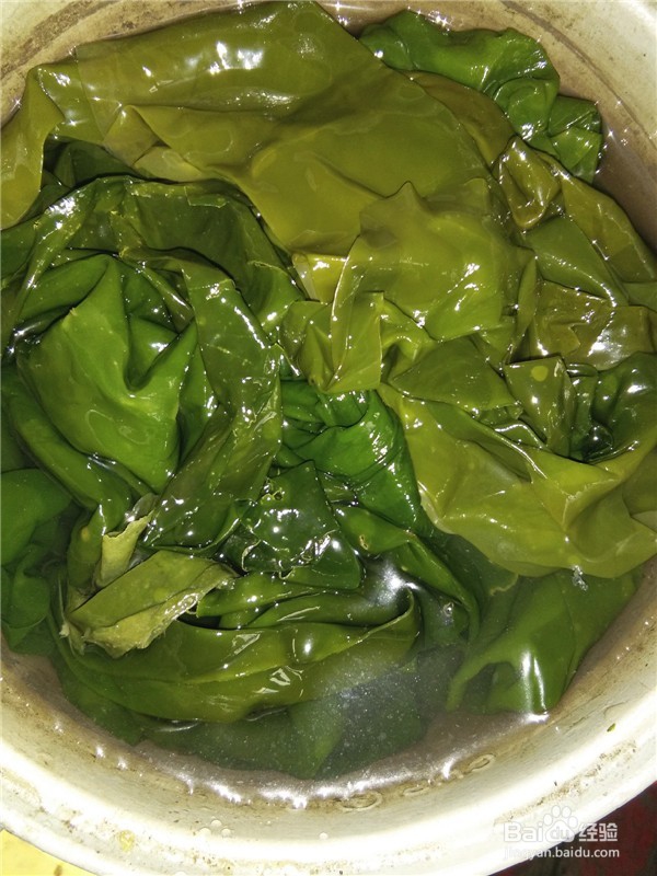 香菜干豆腐海藻拌菜