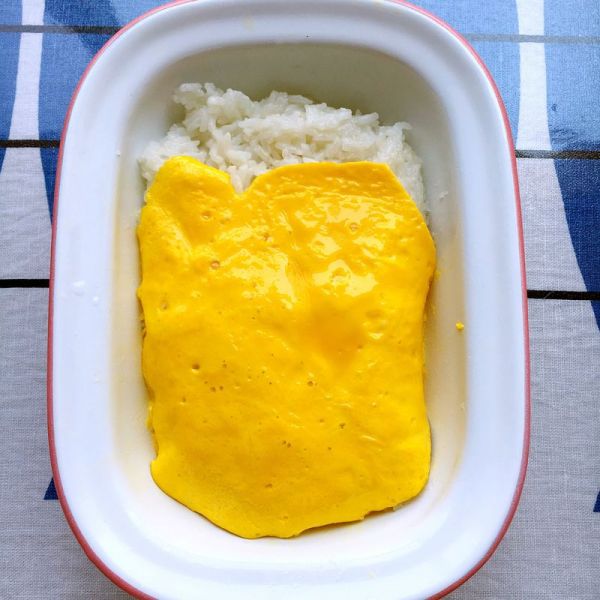 萌熊咖喱肉末芝士便当