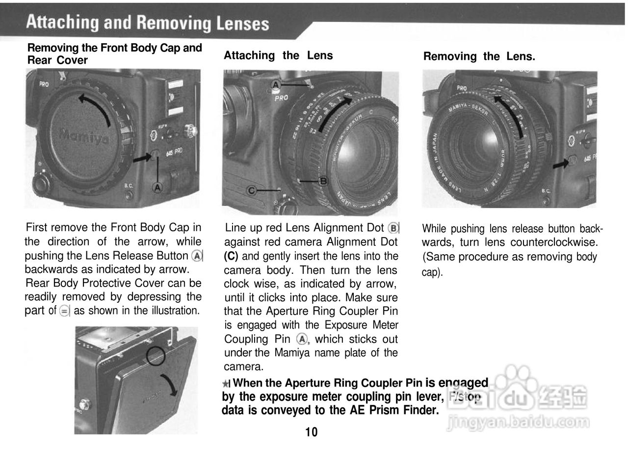 Mamiya 645 Pro数码相机说明书:[2]