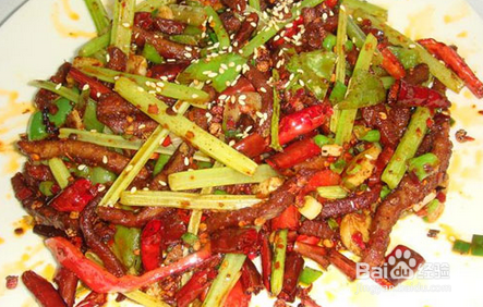 美味干煸牛肉丝