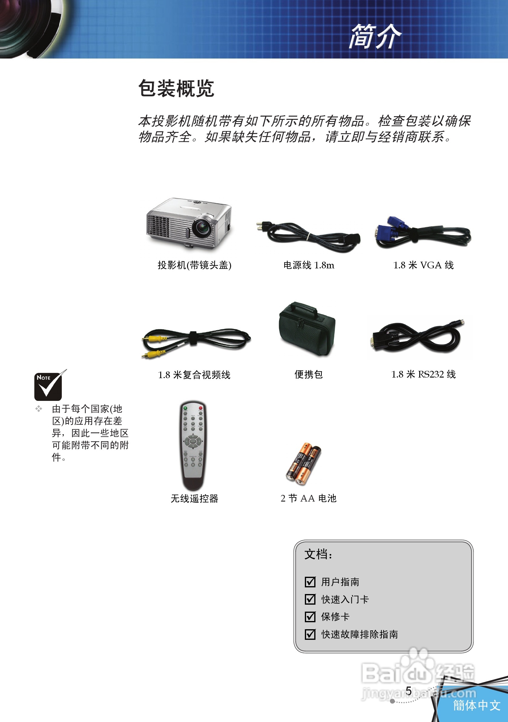 奥图码 DP7249投影机说明书:[1]