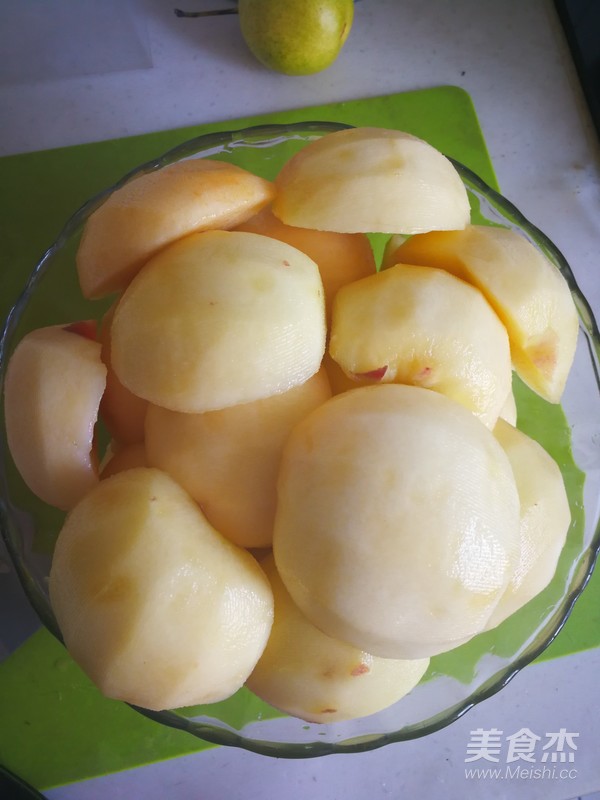 原汁桃罐头的做法