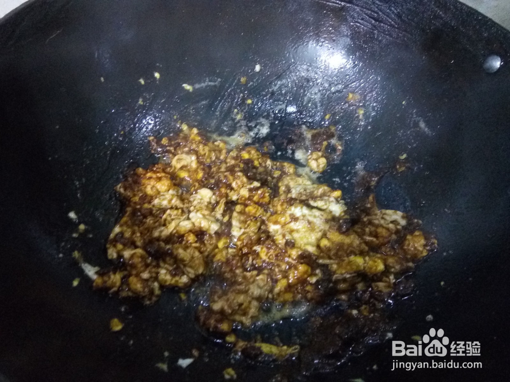 鸡蛋酱拌过水面