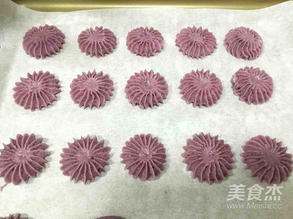 紫薯曲奇的做法