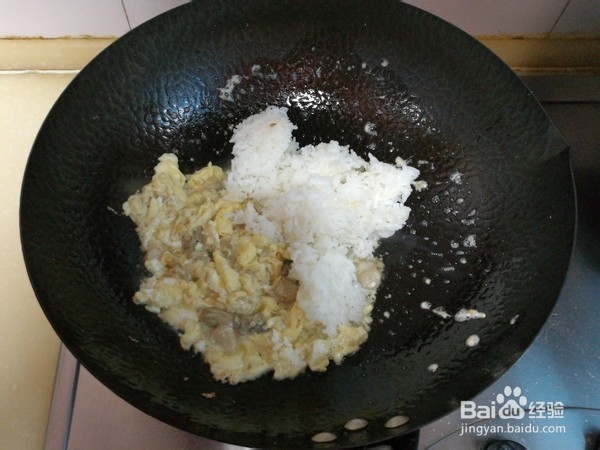 海蛎煎炒饭的制作方法