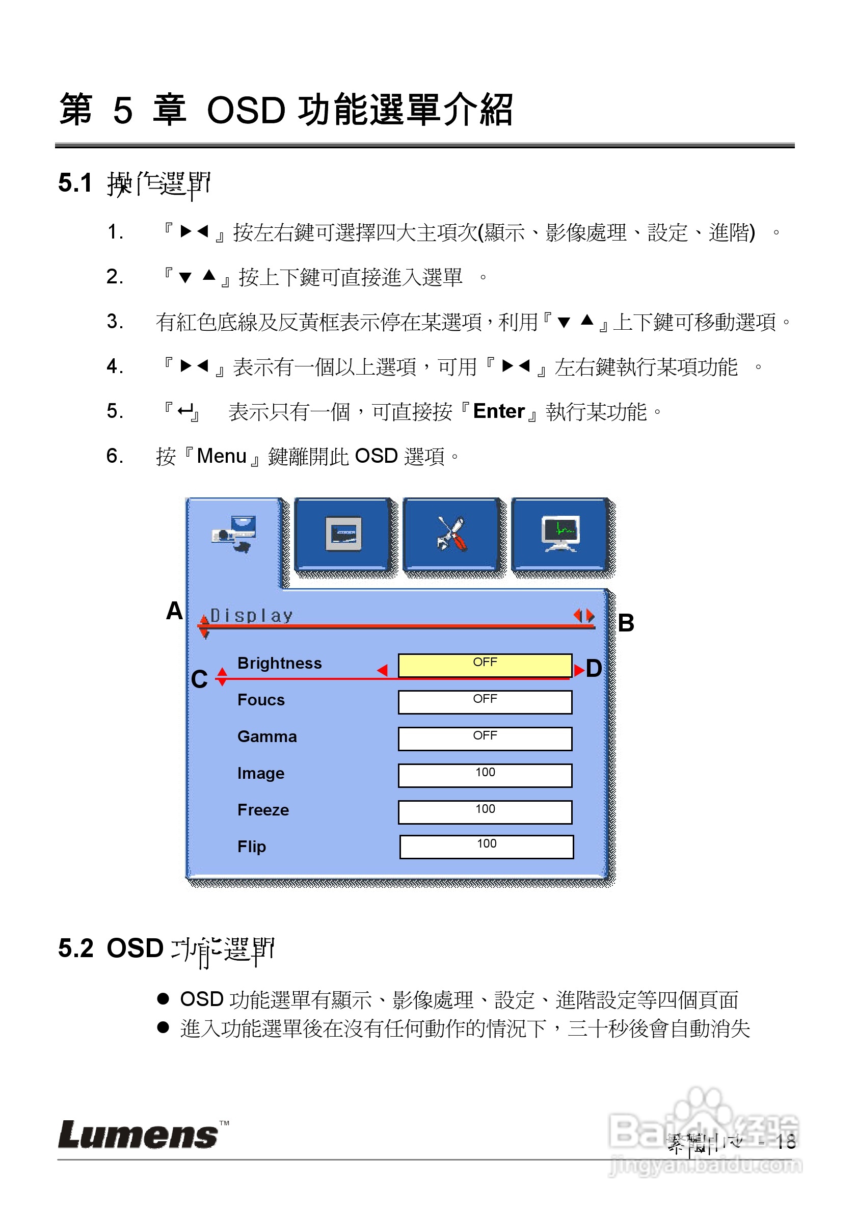 Lumens dc162数位展台使用手册:[2]