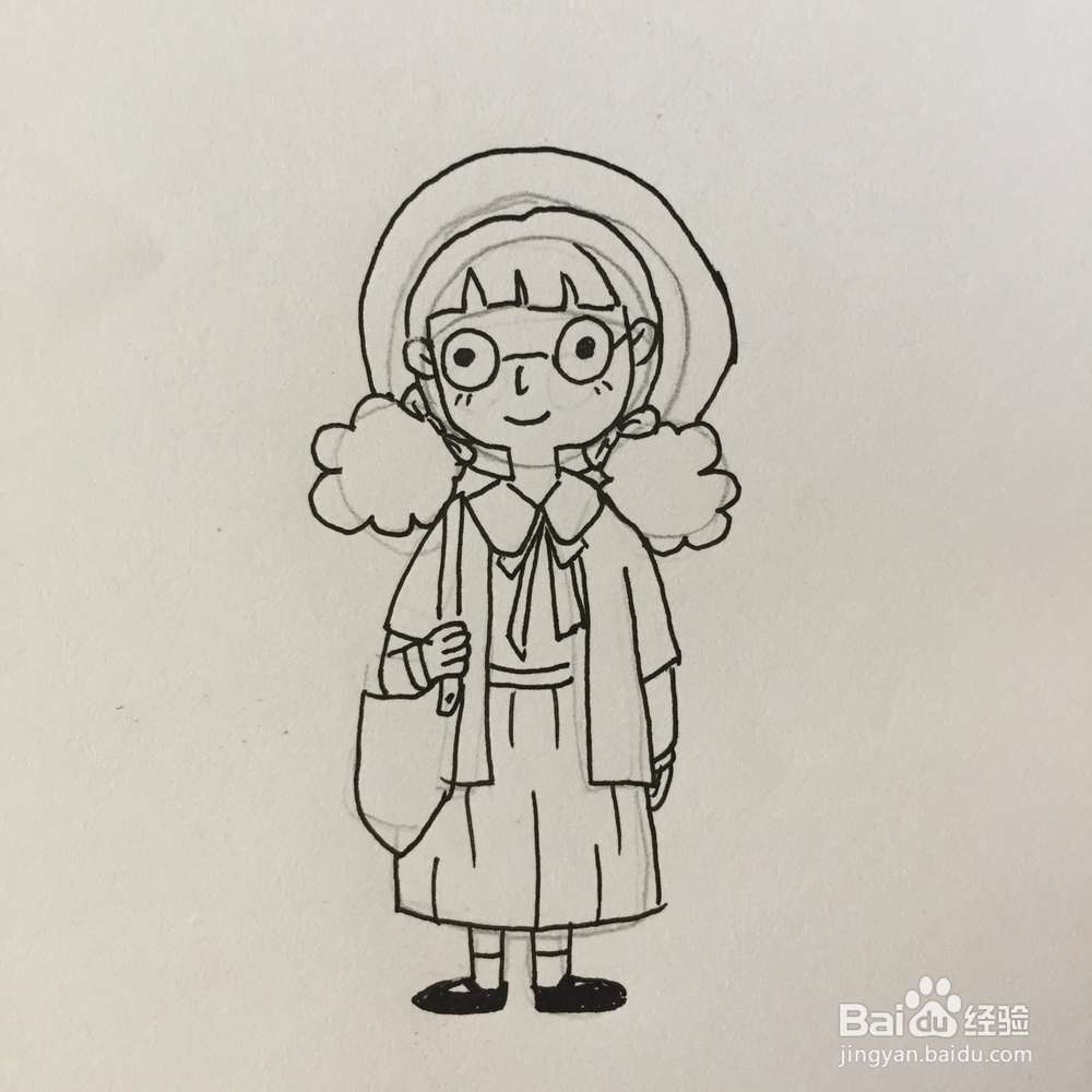 简单几步画出日系少女的方法