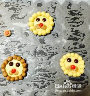 椰子味迷你MM豆曲奇小饼