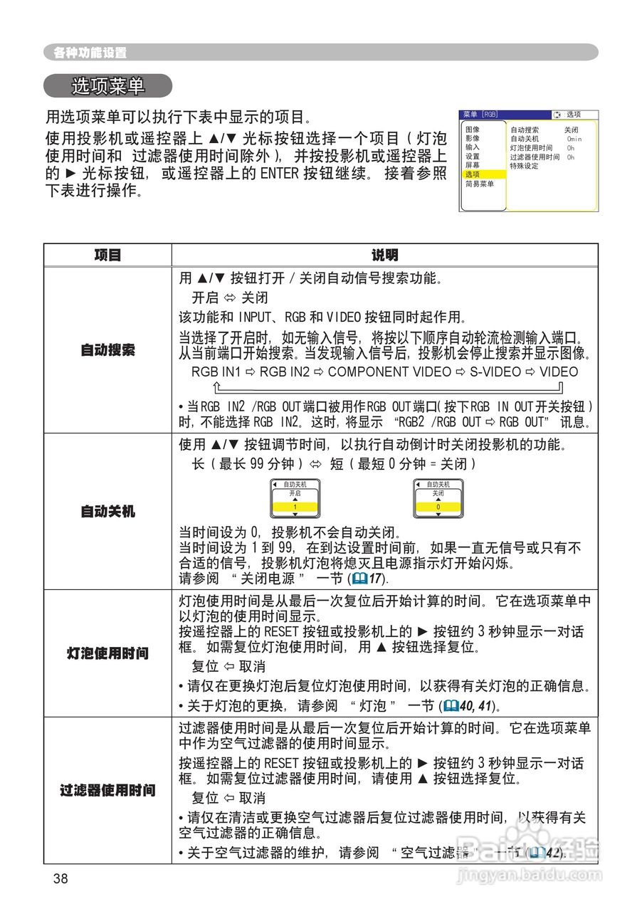 日立CP-X250投影机使用说明书:[4]
