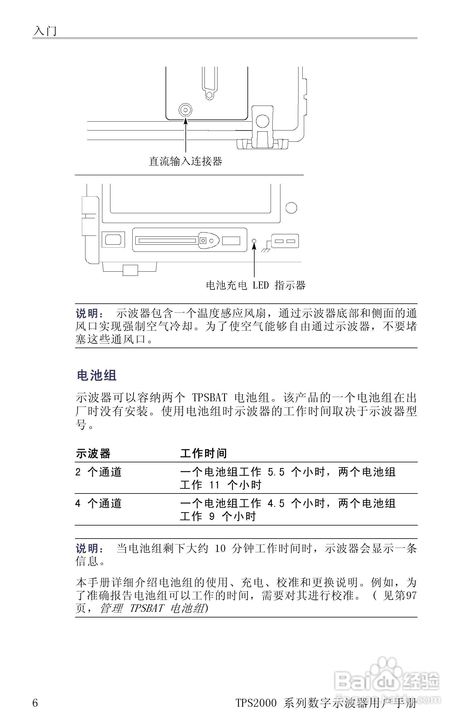 泰克TPS2024数字存储示波器用户手册:[3]