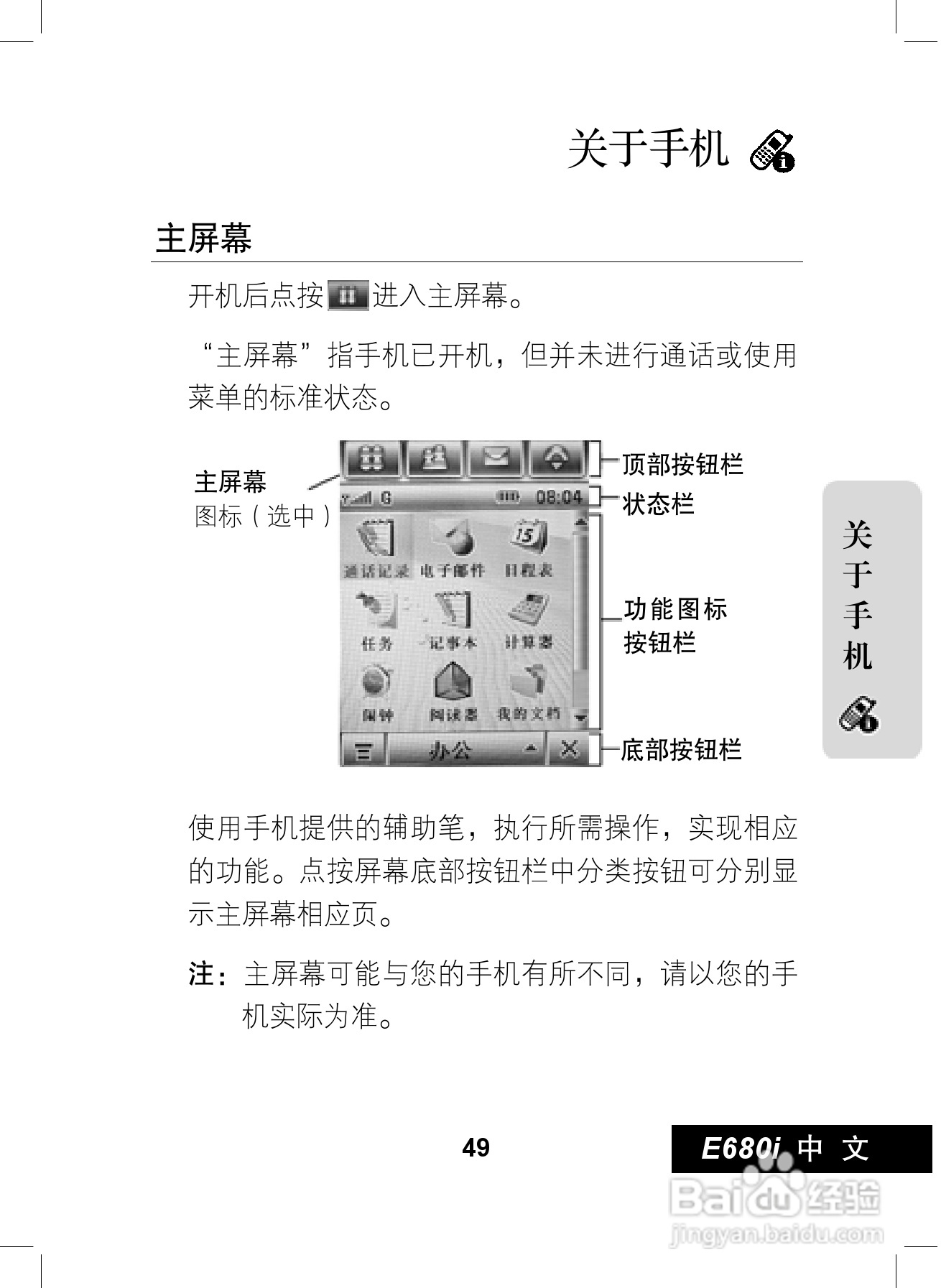 摩托罗拉E680i手机使用说明书:[5]