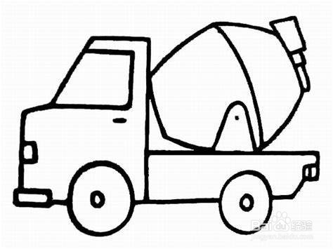 工程车简笔画