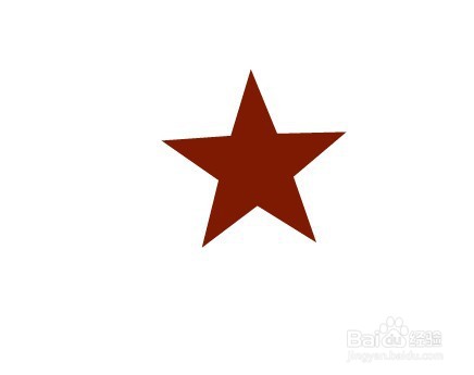 flash如何绘制立体五角星