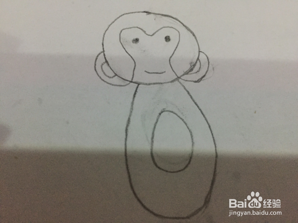 怎样画一只猴子