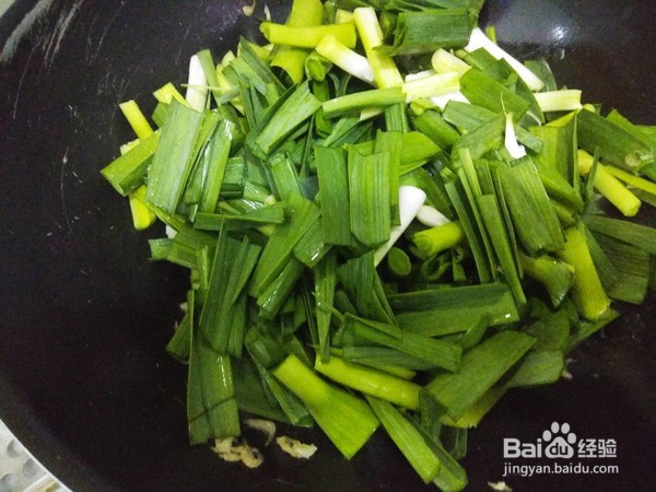 教你做虾皮炒青蒜