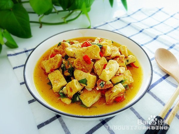 蒜香豆腐的做法